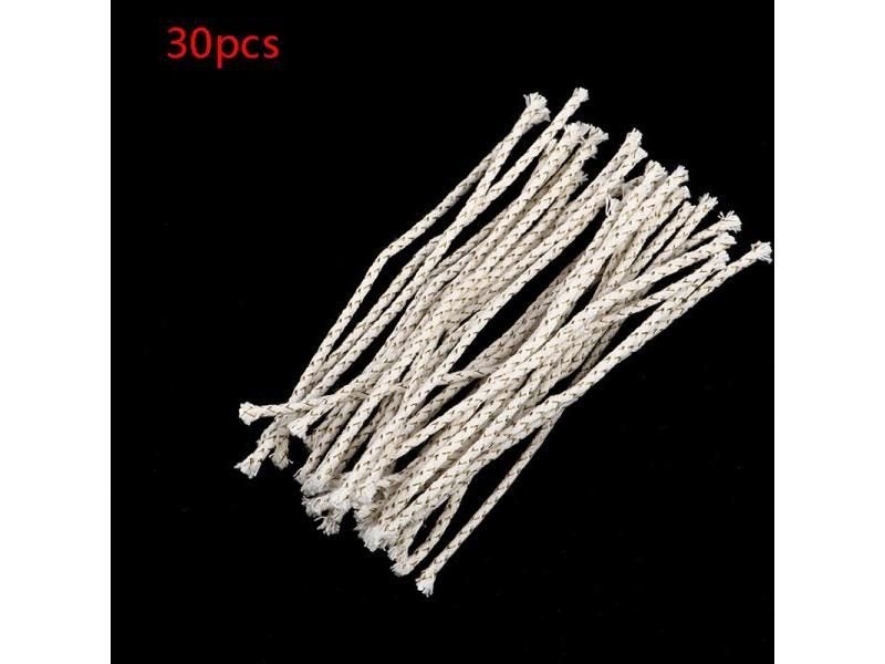 30/50pcs Copper Wire Cotton Core Wicks Kerosene Oil Lighter Accessories Carousel 1