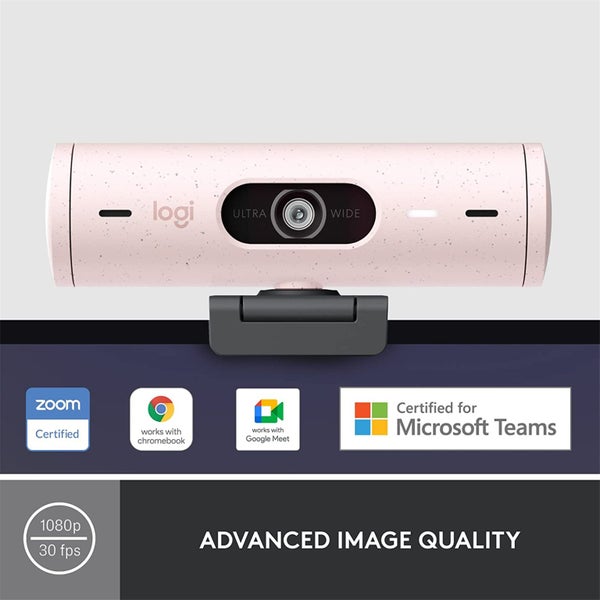Logitech Brio 500 FHD HDR Webcam - Rose [960-001433] Carousel 2