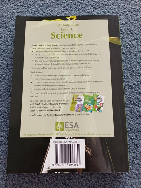 ESA Study Guide: Level 1 Science Carousel 2
