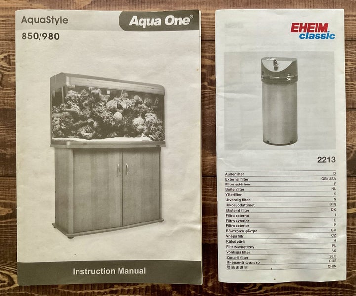 Aqua One AquaStyle AR-980 215L Tank + Cabinet + Eheim 2213 Filter Carousel 9