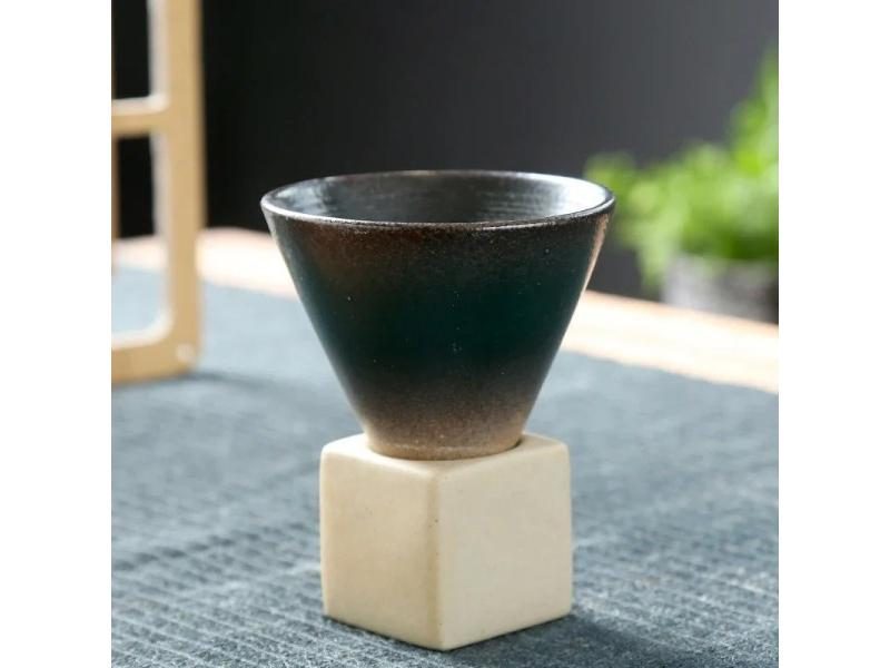 1pcs 200ml/150ml Ceramic Coffee Mug Tea Cup Carousel 1