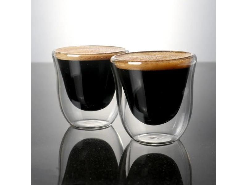 Double Wall Glass Cup Transparent Clear Heat Resistant Tea Drink Cups Mini Carousel 2