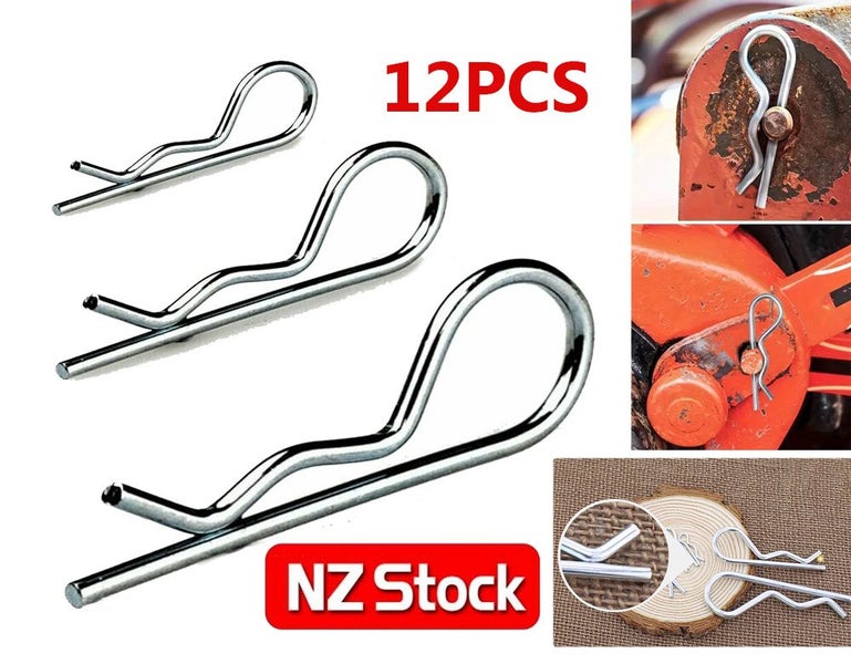 Carbon Steel Spring R Type Cotter Pin Retaining Clips R-shaped Pin Clamp Hair Carousel 1