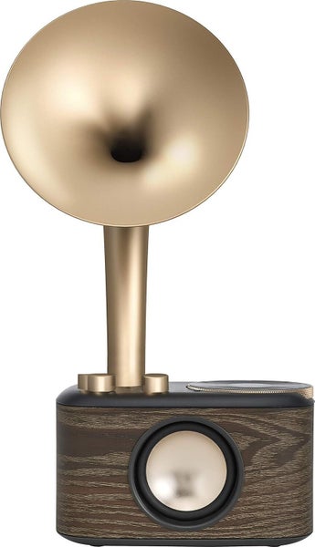 Sangean FM/Bluetooth/Aux-In 25cm Radio Tabletop Retro Stereo Gold/Wood-WR-45 Carousel 1