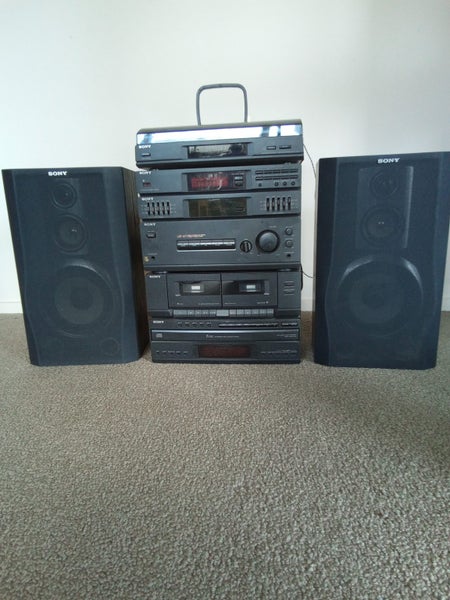 Sony Compact Hi Fi Stereo System with Turntable Carousel 2