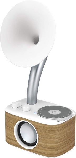 Sangean Retro FM/Bluetooth/Aux-In 25cm Radio Tabletop Stereo White/Wood-WR-45 Carousel 2