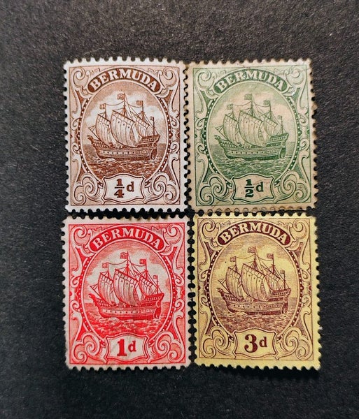 "$1 RESERVE! MINT 1912 DEFINITIVES BERMUDA"!!! Carousel 1