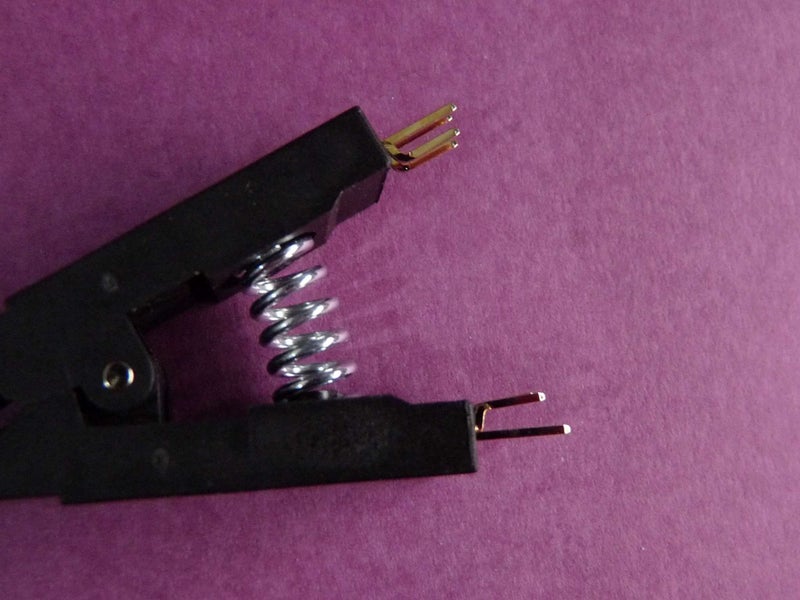 SOP/SOIC Test Clip, Offset Pins To Fit Dupont Wires, Choose 8 or 16 Pin Carousel 2
