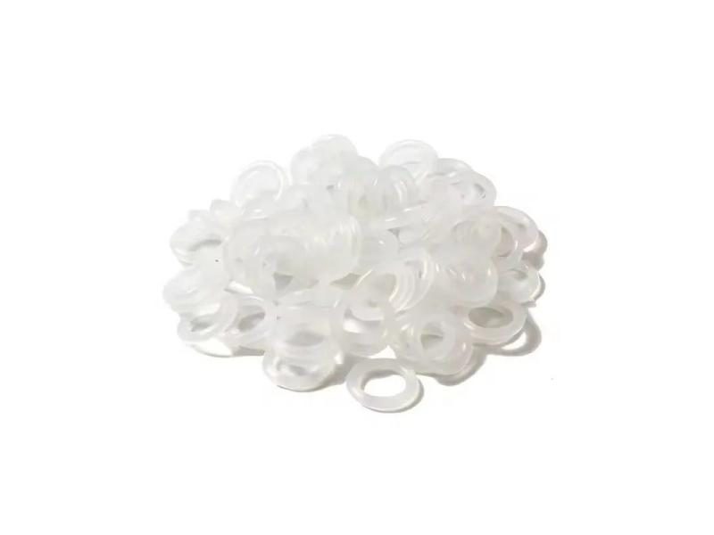 130PCS Clear Rubber O Ring Sealing Gasket Switch Dampeners - Perfect For Carousel 1