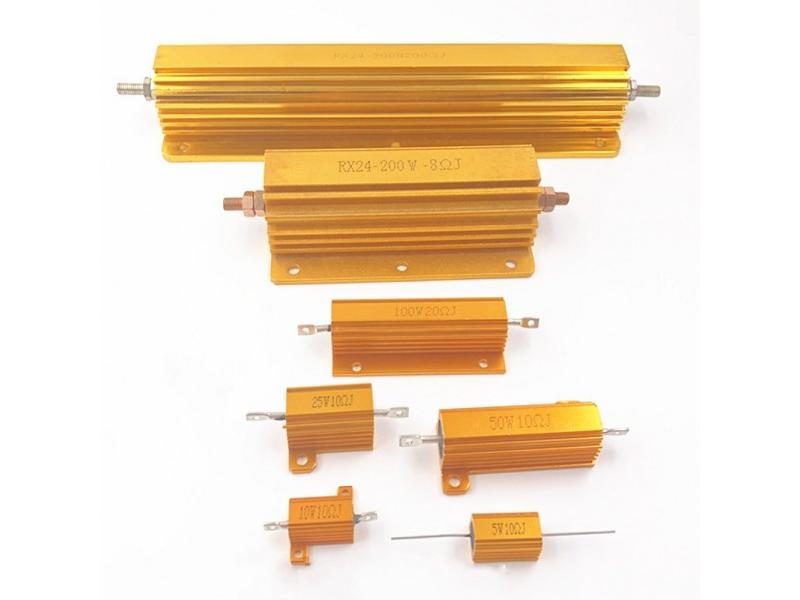 5PCS 100W 50W 25W 10W Aluminum Power Metal Shell Case Wirewound Resistor Carousel 1