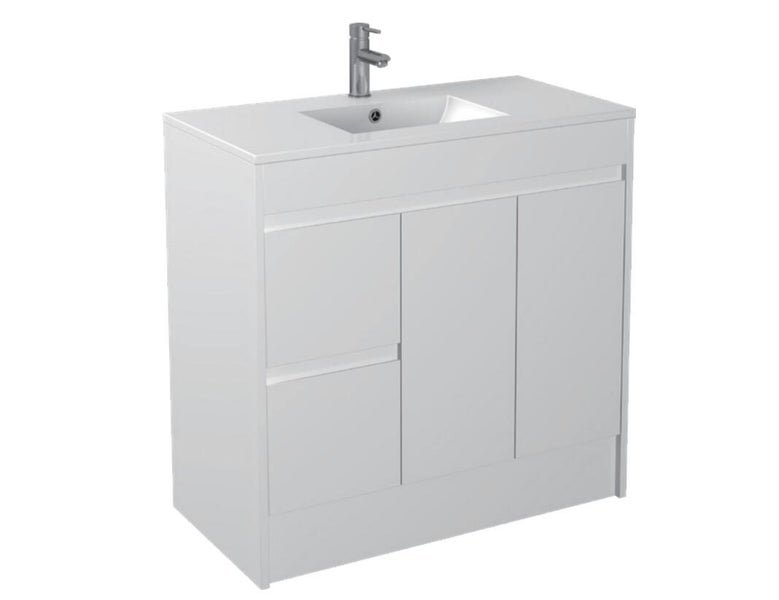 **PVC** 900mm Ultra-thin Ceramic Free Standing Vanity Carousel 1