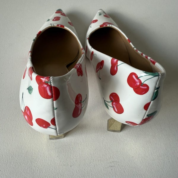 Unbranded Cherry Stiletto Pumps Heels Size 41 Carousel 5