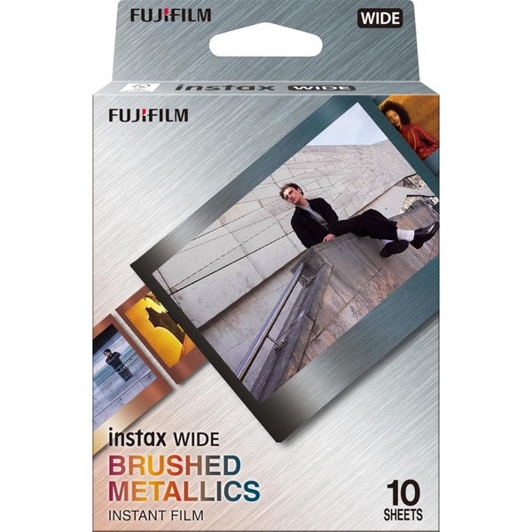 Fujifilm Instax Wide Brushed Metallics Instant Film (10 Exposures) Instax Wide Carousel 2