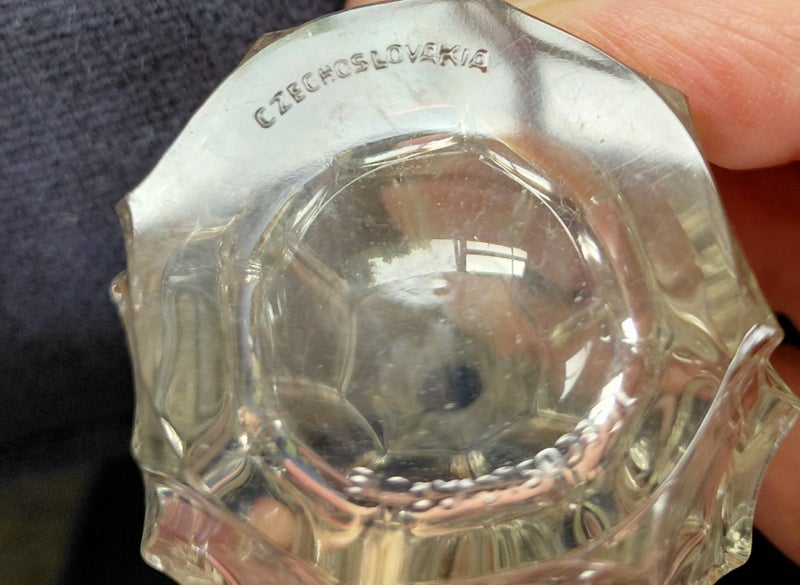 Vintage Glass Perfume Bottle Carousel 3