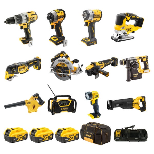 DEWALT Cordless Combo Kit Brushless 12pc 18V 5Ah Carousel 1