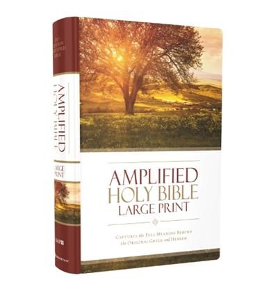 Amplified Holy Bible, Large Print, Hardcover ISBN 9780310444039 Carousel 1