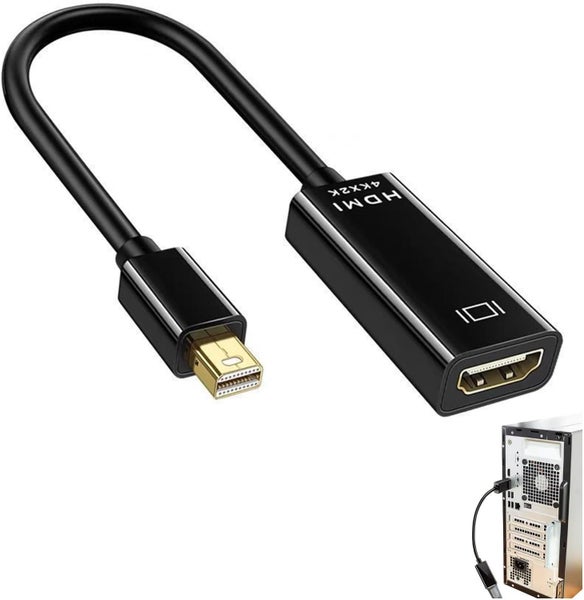 4K DisplayPort To HD-compatible Adapter C Display Port Male Mini hdmi female Carousel 2