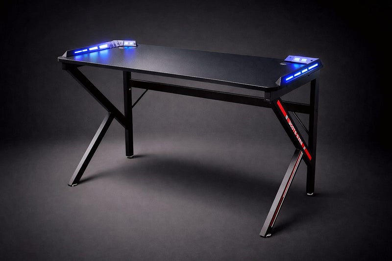 RGB LED Computer Desk – Gaming Desk, Office Desk, Study Desk & Writing Table Carousel 2