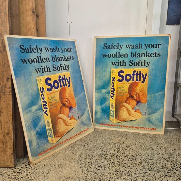 Vintage Softly Advertising Signs Carousel 1
