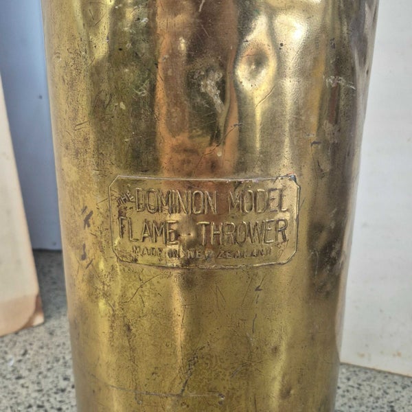 NZ Made Large Brass Flame Thower Carousel 2