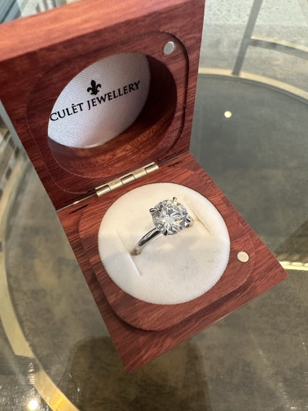 NEW 2.7 Carat GIA SI1 Natural Diamond Engagement Ring Platinum Carousel 1