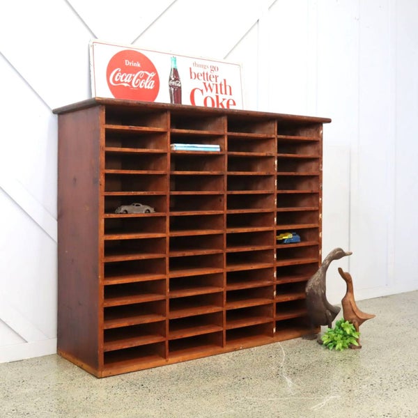 Vintage Rimu Pigeon Holes Carousel 2