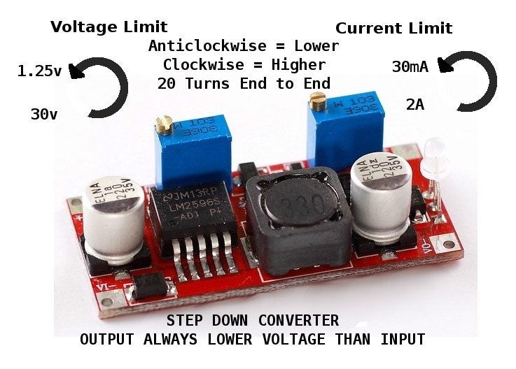 Constant Current/Voltage Step Down DC-DC Converter Carousel 1