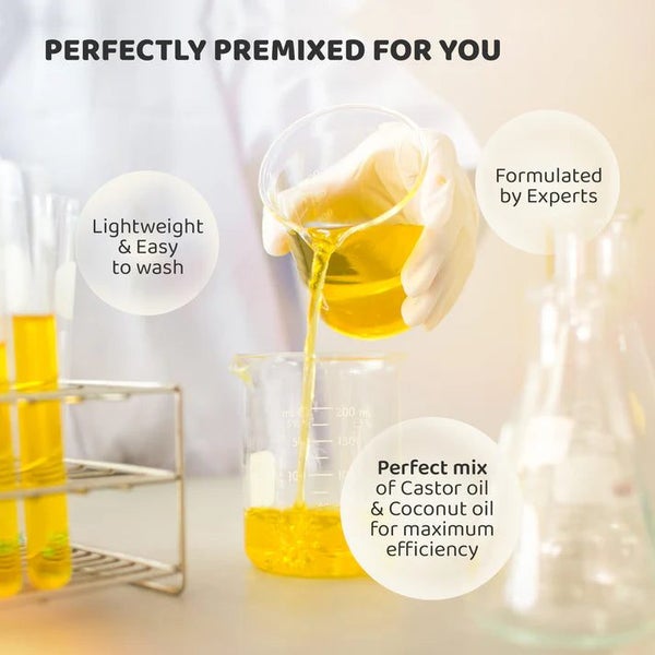 Rey Naturals - Castor Plus Coconut Oil - Adds Shine, Strength | Suitable for ... Carousel 2