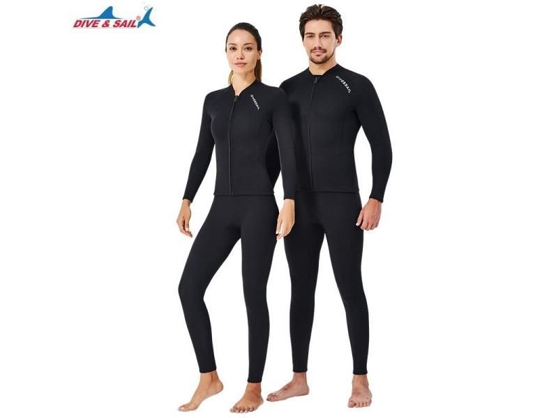 Dive Sail 2mm Premium Men Women Wet Suit Split Jacket-pants Neoprene Swimwear Carousel 2