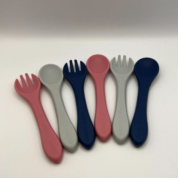 Toddler Cutlery Set - Silicone Carousel 1