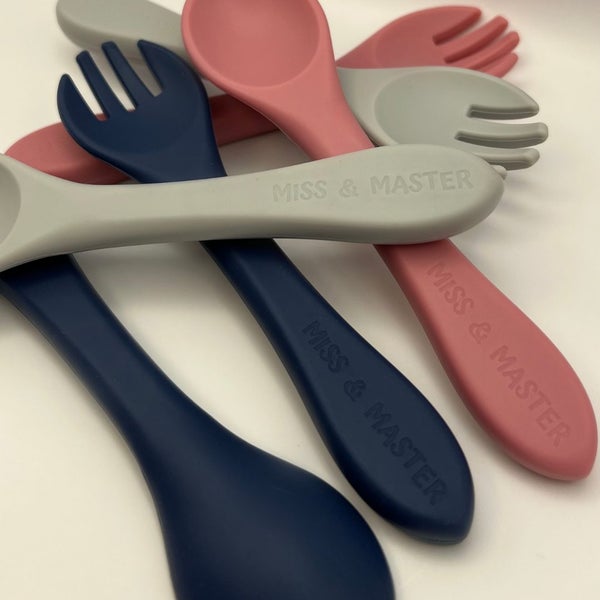 Toddler Cutlery Set - Silicone Carousel 2