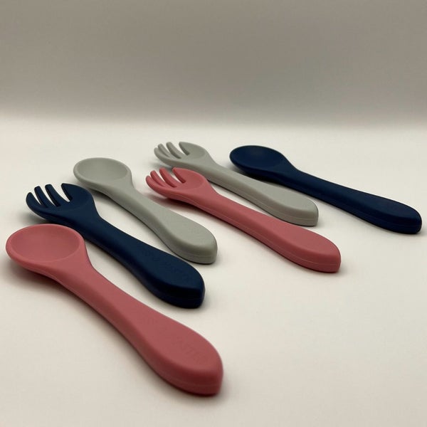 Toddler Cutlery Set - Silicone Carousel 6