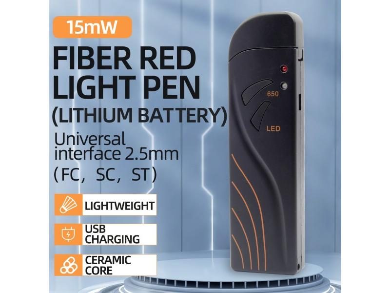 FTTH Mini Clamshell Fiber Fault Detector With Visual Fault Locator Optical Carousel 1