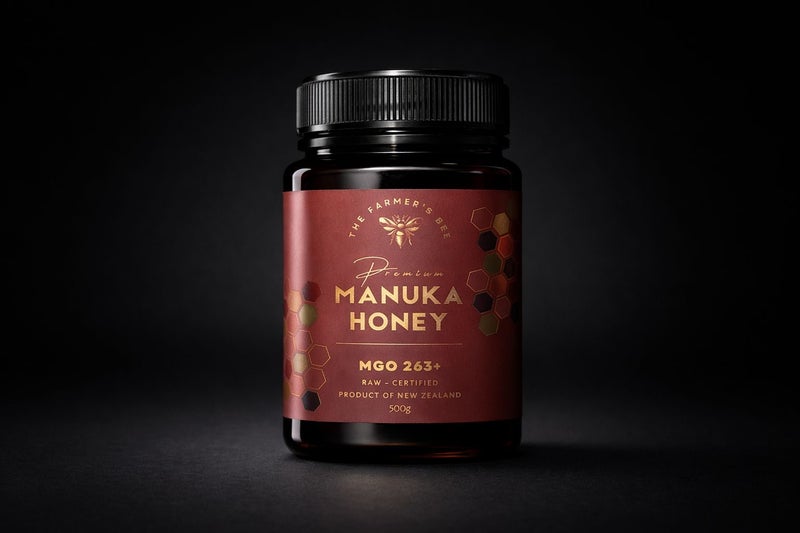 Premium New Zealand Manuka Honey MGO 263+ (UMF 10+) 250 gms - Monofloral Carousel 1