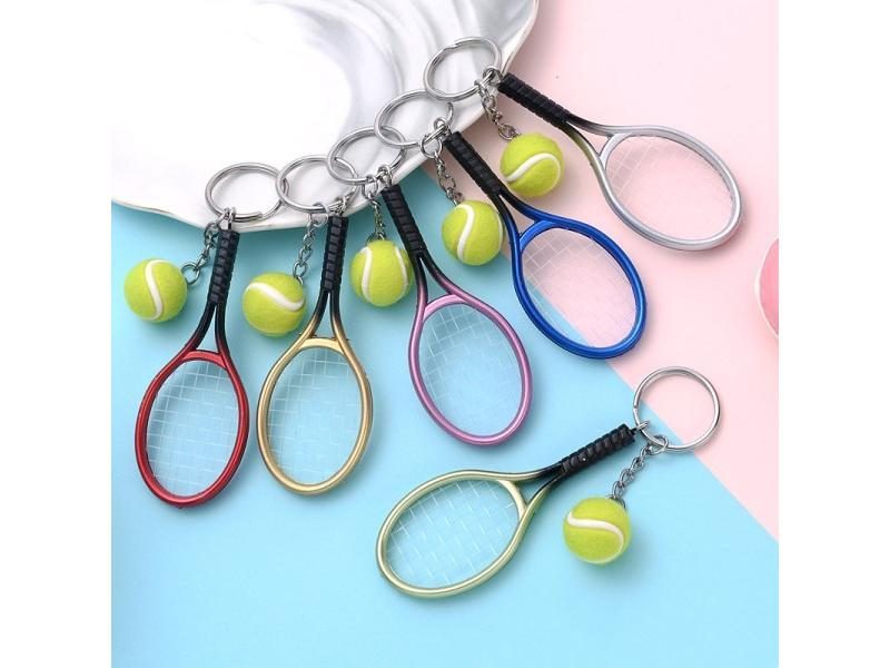 1PC Bowling Bag Plastic Pendant Mini Bowling Ball Keychain Advertisement Key Carousel 1