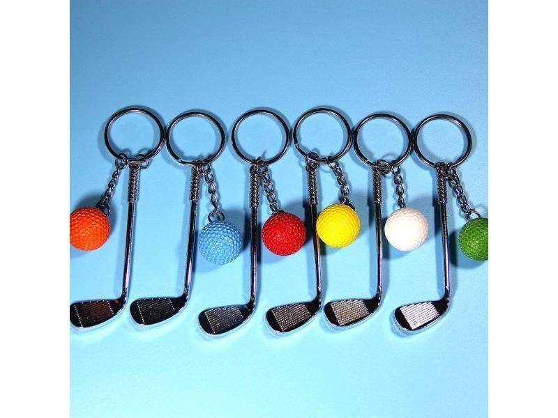 1PC Bowling Bag Plastic Pendant Mini Bowling Ball Keychain Advertisement Key Carousel 2
