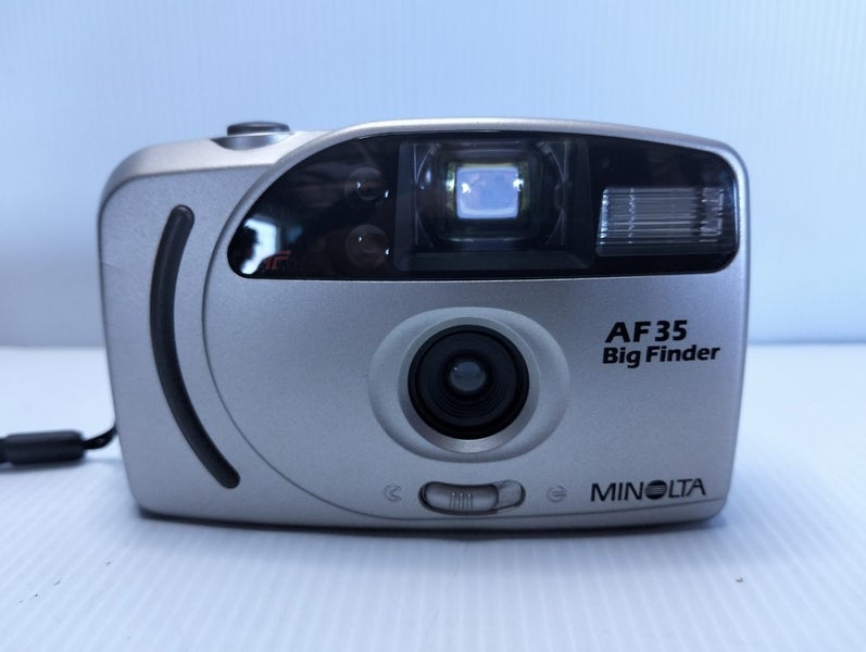 Minolta AF35 Big Finder 35mm point-and-shoot film camera. Carousel 2