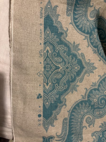 Piece of heavy French linen Carousel 5