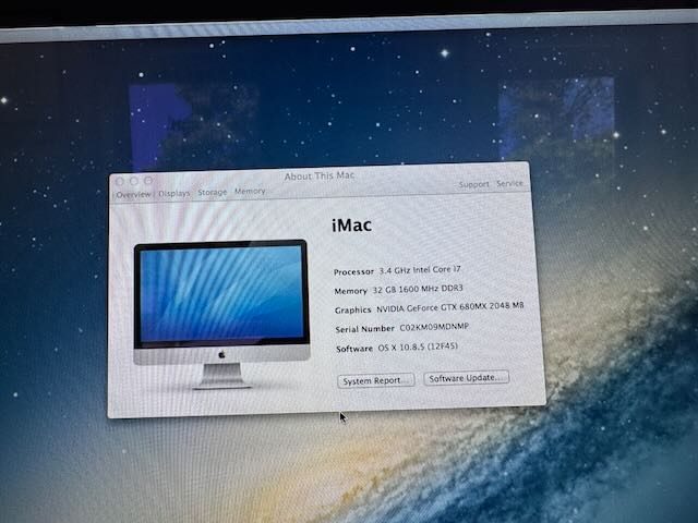 Immaculate iMac 27" 2TB Hard Drive 32 GB RAM Core i7 late 2012 Carousel 11