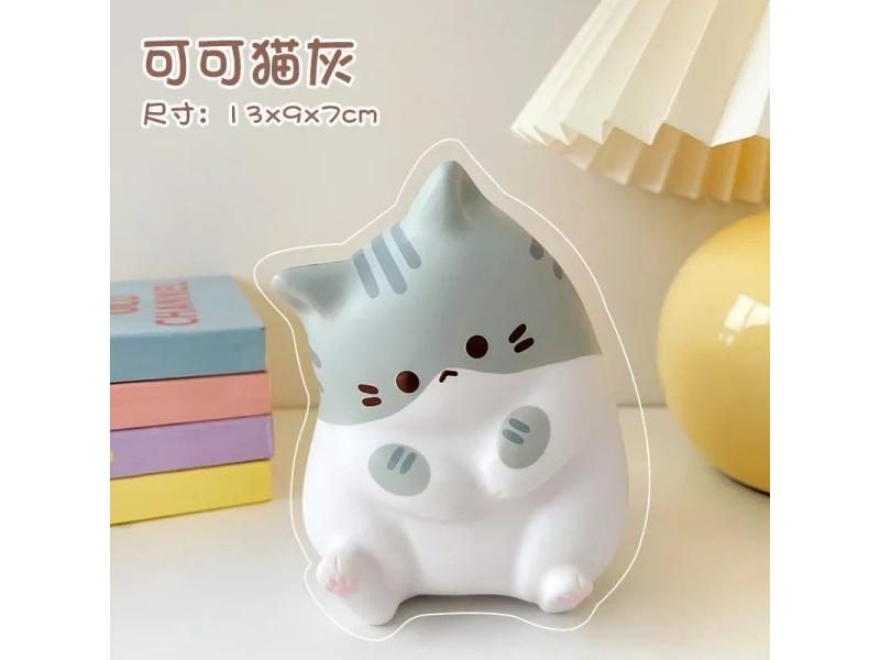 New Cat Stress Relief Squishy Toy PU Slow Rising Squeeze Antistress Ball Carousel 1