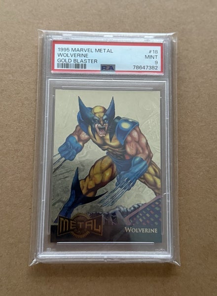 PSA 9 X-Men Wolverine Marvel Metal 1995 Carousel 1