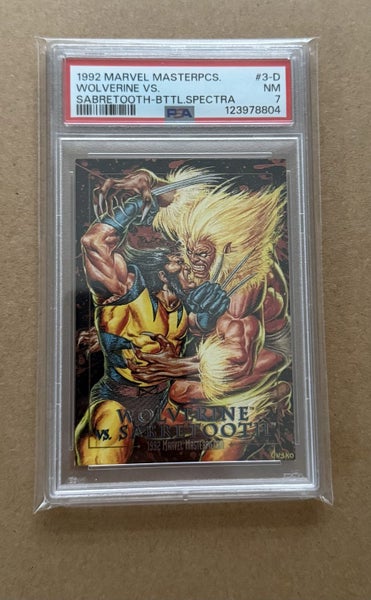 PSA 7 X-Men Wolverine VS Sabretooth 1992 Carousel 1