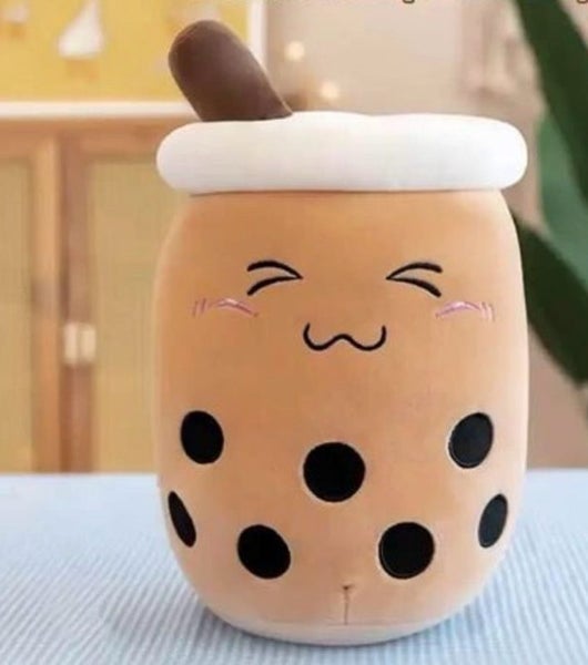 Teaology boba bubble tea plush toy strawberry cow Carousel 7