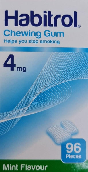 Habitrol Chewing Gum 4mg 96 pieces Mint flavour Carousel 1
