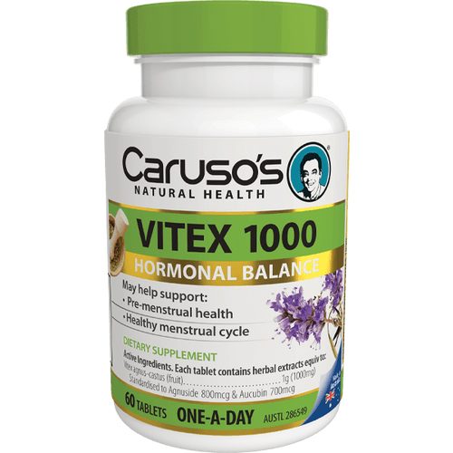 Caruso's Vitex 1000 60 Tablets - Herbal Therapeutics Carousel 1