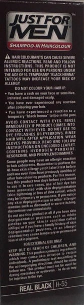 Just For Men Shampoo-In Hair Colour Real Black Carousel 2