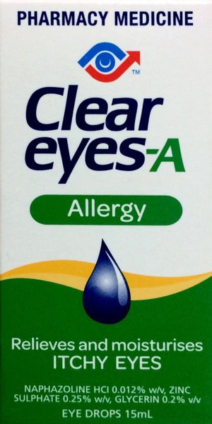 Clear Eyes-A Allergy Eye Drops 15ml - Fast Relief for Allergy Symptoms Carousel 1