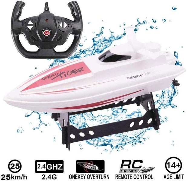 RC Racing Boat with Battery (OVER STOCKED) Carousel 2