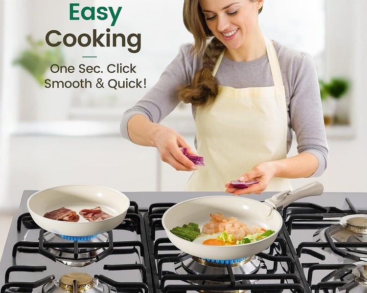 Ceramic Frying Pan Cookware Set (OVER STOCKED) Carousel 2