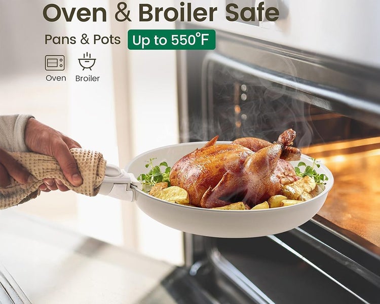 Ceramic Frying Pan Cookware Set (OVER STOCKED) Carousel 9